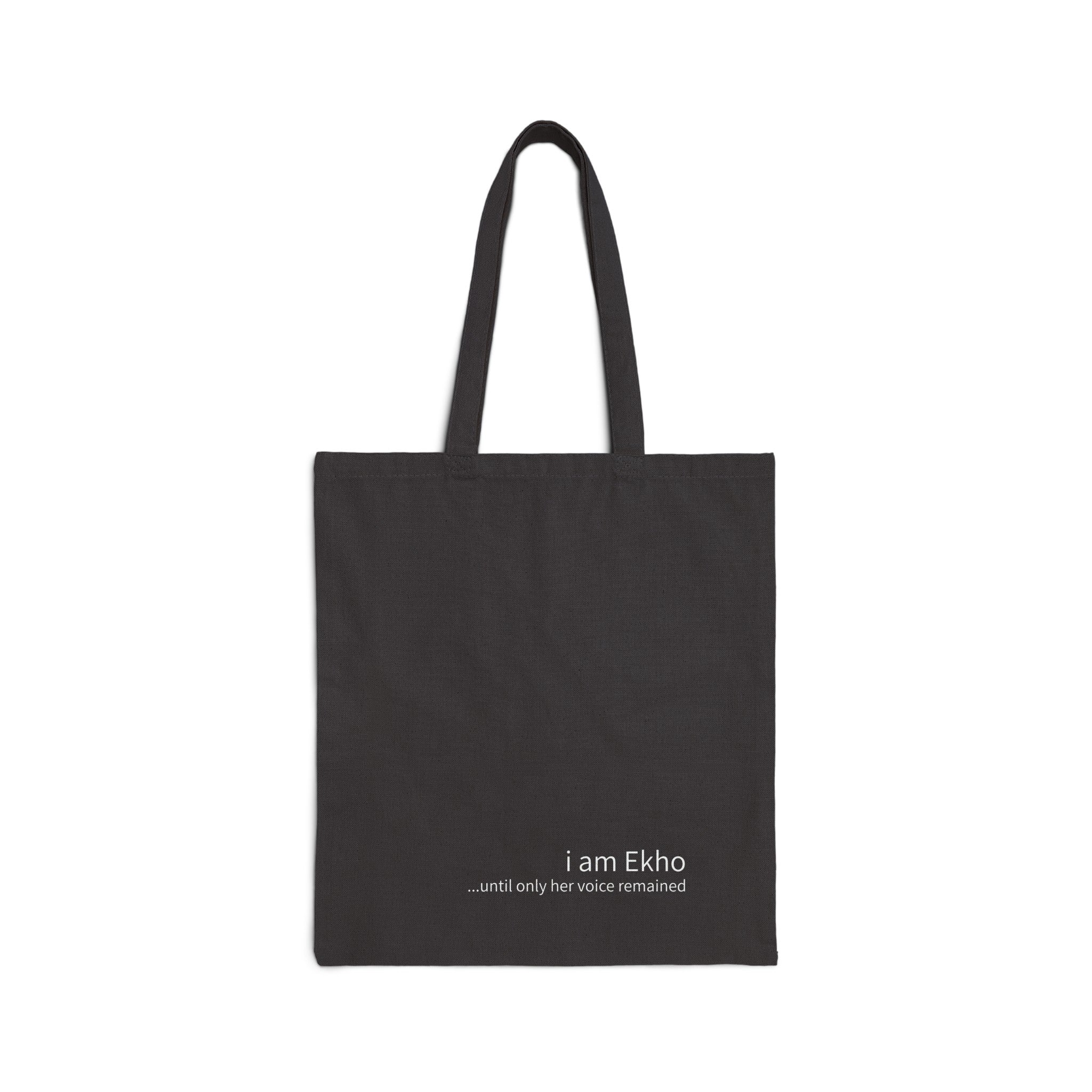 i am Ekho Cotton Canvas Tote Bag