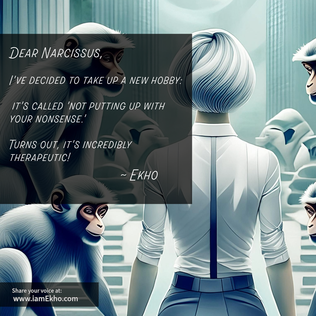 Not putting up with your nonsense