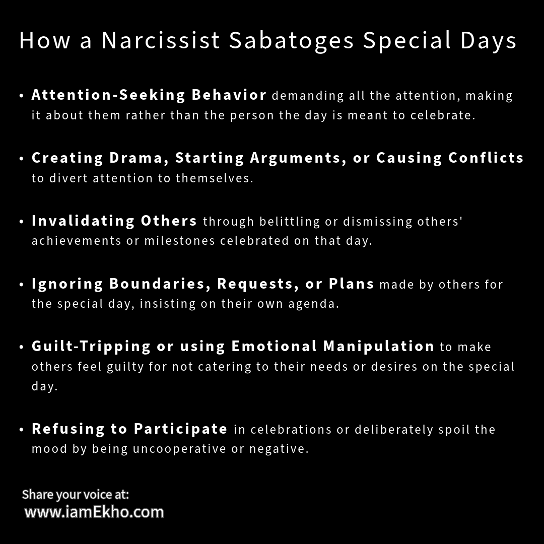 Sabotager of Special Days