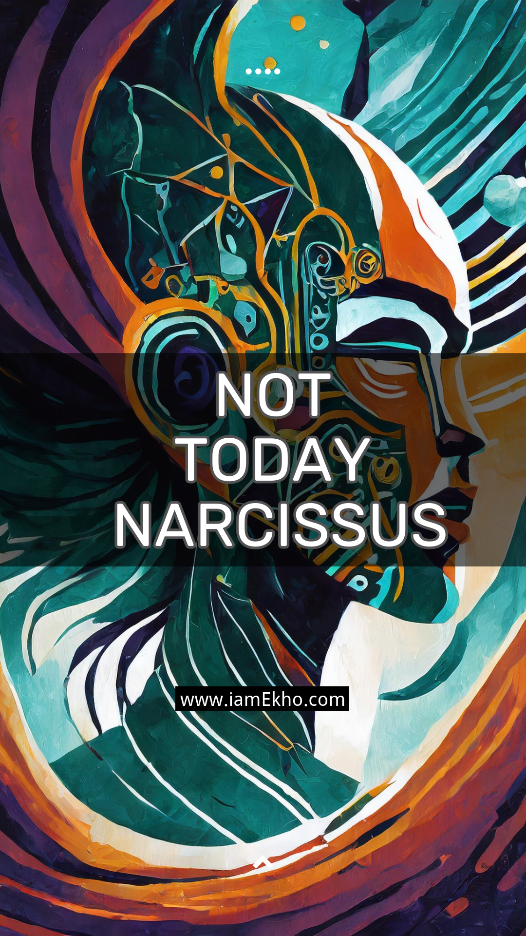 NOT TODAY NARCISSUS (free phone lock/home screen download)
