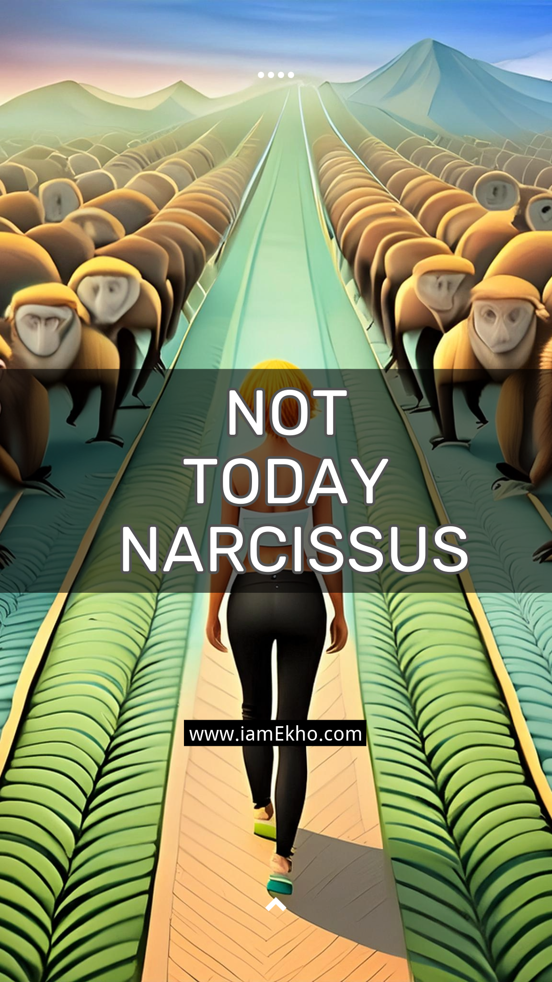 i am Ekho - No Fear of Flying Monkeys (free phone lock/home screen download)