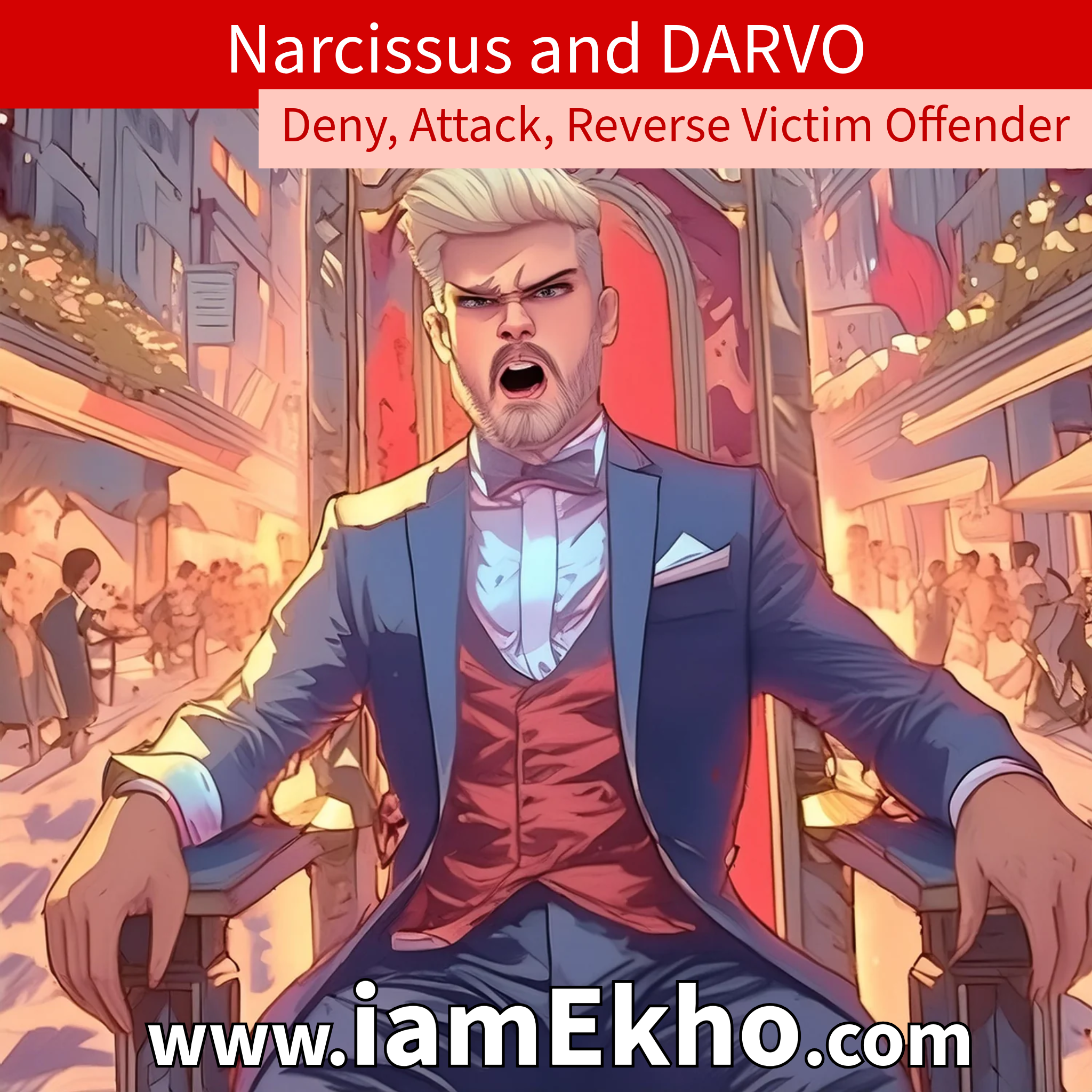 Narcissus and DARVO - Deny, Attack, Reverse Victim Offender