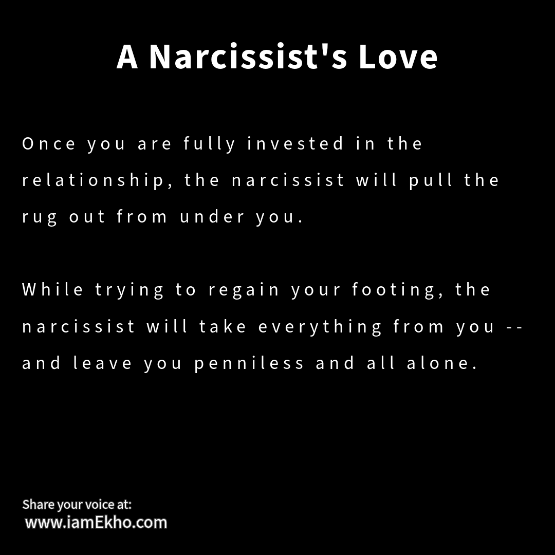 A Narcissist's Love