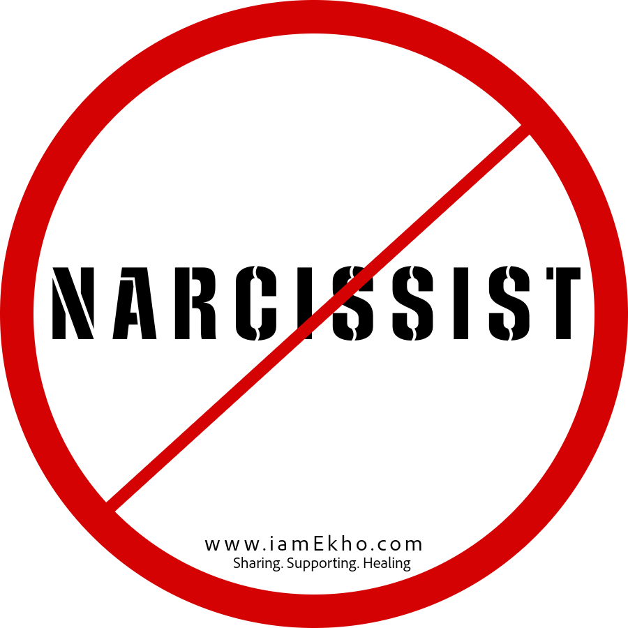 FREE STICKER - 3" x 3" - Narcissist Free Zone