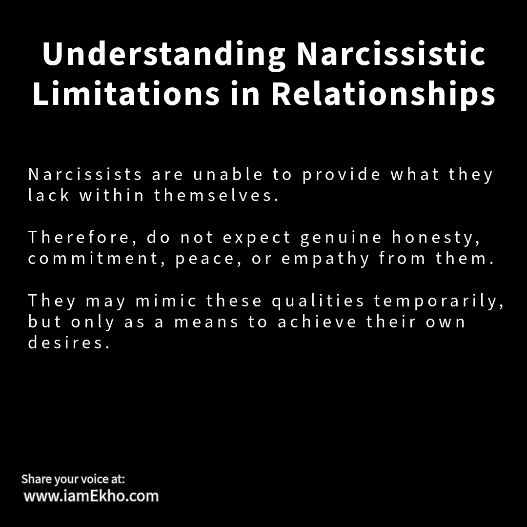 Understanding Narcissistic Limitations in Relationships